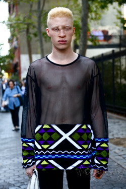 blackfashion:  Shaun Ross- New York Photographed by: vintageslangs.tumblr.com