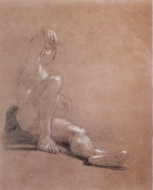  William Etty, R.A., (1787-1849) Academic Study.  