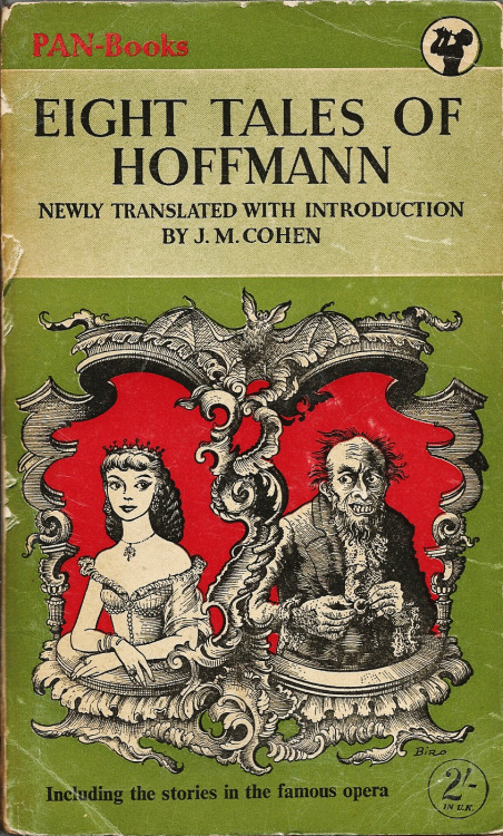 Eight Tales of Hoffmann, translated with introduction by J.M. Cohen (Pan, 1952)From a bookshop on Charing Cross Road, London.  A bookplate inside the front cover reads ‘From the Library of Angela Carter’, indicating that the book had previousl