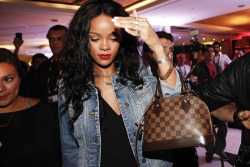 rihannanavyhn:   Rihanna at the Budweiser party in Rio de Janeiro,