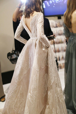 runwayandbeauty: Backstage at Elie Saab Haute Couture Spring