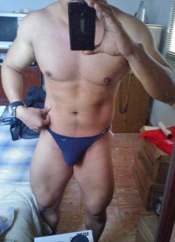 manthongsnstrings:  speedomor:  nmm muscle  beefy thong butt