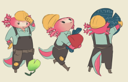 britzmark: Axolotl Engineer!This was one of my favorite drawing