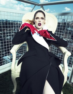 collections-from-vogue:  Coco Rocha in “Up There” Photographed