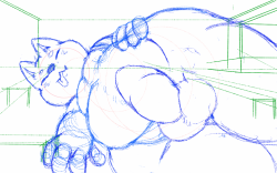 okinekosan:  macro cub growth wip a gift in series >w>