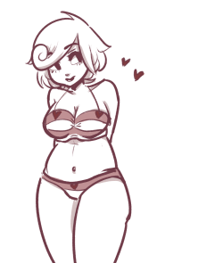 combatmedicofscience:  siiliprinssi:  I love doodling amazing girls in bikinis  you have talent