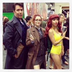 Lady Ten & Captain Jack! #sdcc  (at San Diego Comic Con 2014)