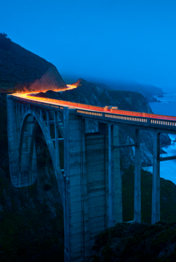cornersoftheworld:   Bixby Creek Bridge, Big Sur, CA |  By