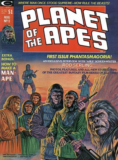 pulpsandcomics2:  Planet of the Apes #1     August 1974