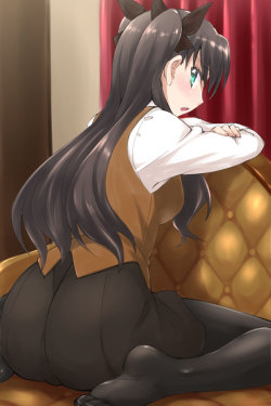 dekoi2501post:  toosaka rin (fate/stay night and fate (series))