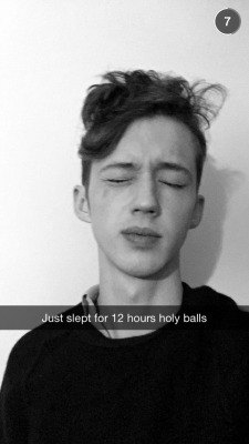 vxldemort:  troye looks perfect in 100% of his snapchats 
