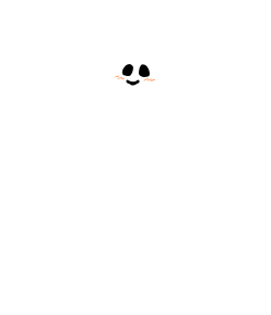 zombietonbo:  I made one of those cute ghosts you can drag!!
