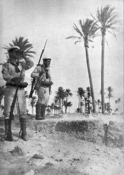 Reparti da sbarco della Regia marina in Libia nel 1 gennaio 1911Foto