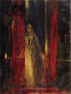 amenxart:  Gustave Moreau - Study for Lady Macbeth (1851)Brian