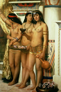 selectiveaffinities:  Pharaohs Handmaidens, John Collier 