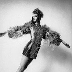 Ensemble created by Paco Rabanne for his spring-summer 1969 collection.