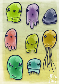 itsmassteenfainting:Some blob type characters.