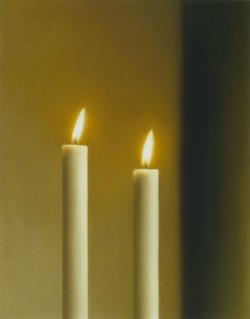 Gerhard Richter (Dresden 1932); Zwei Kerzen (Two candles), 1983;
