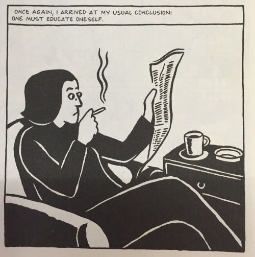 archivedeathdrive:Marjane Satrapi, from Persepolis, 2000