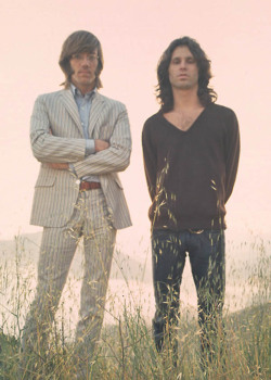 soundsof71:  Ray Manzarek and Jim Morrison, The Doors, 1968,