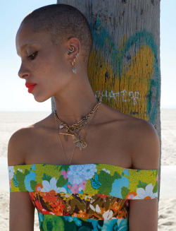 midnight-charm: Adwoa Aboah photographed by Lynette Garland for