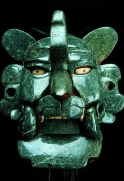 tselentis-arch:  Zapotec jade mask, 200 BC-100 AD. Monte Alban.