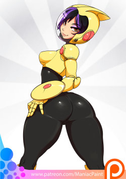 maniacpaint:  GoGo Tomago by ManiacPaint    fast booty~ ;9