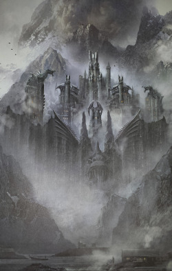 joannalannister:  Dragonstone, as illustrated by Philip Straub in The