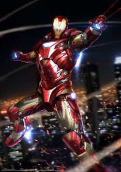 xombiedirge:  Iron Man by Johnson Ting / Tumblr