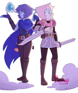 piierogi:  Another commission done! Pearl knight seems to be