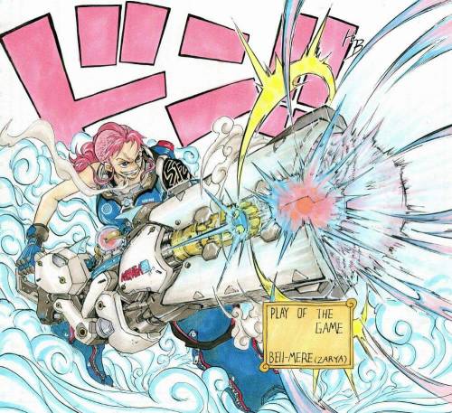 kogeikun:  grimtwin:  gutsu: OVERWATCH X ONE PIECE    They made more XD!