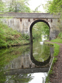 vwcampervan-aldridge:  Canal Bridge reflected in the Shropshire