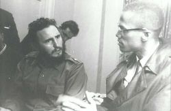 forgottenhistory:  Fidel Castro and Malcolm X, 1960