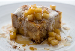 fullcravings:  French Toast Bread Pudding with Apple and Vanilla