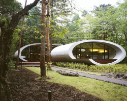architectureland:  Shell designed by Artechnic in Karuizawa,