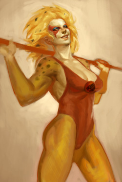 tigerpiss:  for the Raffle winner! Cheetara from thundercats