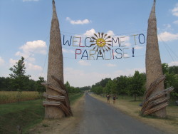 hippieseurope:  My arrival at the Ozora tribal festival 2014.