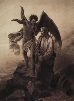 redscharlach:  artist-surikov:Temptation of Christ, 1872, Vasily