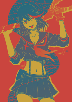 yu-kiss:  Ryuuko! This color scheme suits her well. But I’m