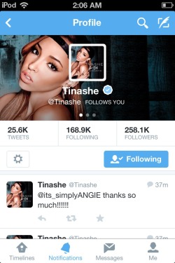 Tinashe ! I love you !