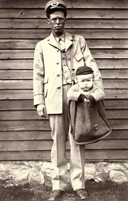 After parcel post service was introduced in 1913, at least two