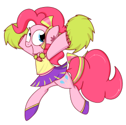 mrdegradation:Pinkie is the cutest cheerleader.^w^