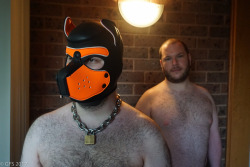 sungodprime: We had some friends over  @pupboss and his partner/pup