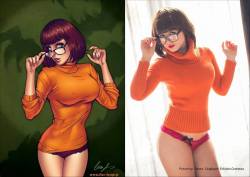 kamikame-cosplay:  Sexy Velma cosplay from Scooby Doo by Ekidna