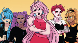 dicktripwire:  Wallpapers from Jem and the Holograms: Infinite