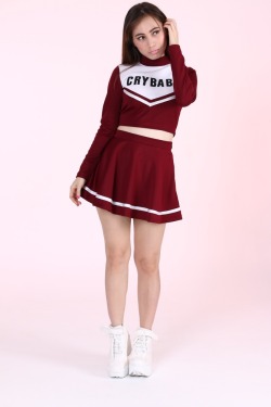 nymphetfashion:  Team Crybaby Cheerleading Set