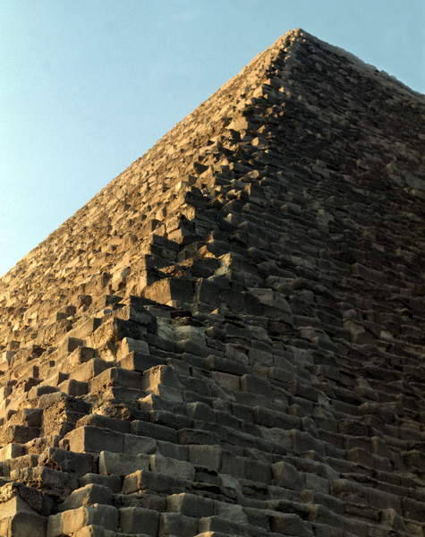 egypt-museum:  Pyramid of KhufuClose up of the Great Pyramid