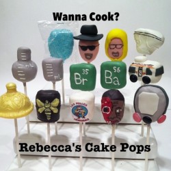 heisenbergchronicles:  Breaking Bad Pops by Rebecca’s Cake