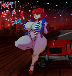 theterriblecon:  Fappy Freedom Day from The Concubine!