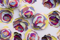 lemon2jul:  asylum-art:  Colorful  Paper Sculptures and Patterns